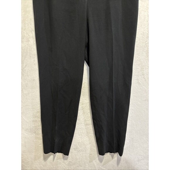 St John Caviar Black Trouser Career Wear Formal Pants Slacks Women's Size 12 - Picture 4 of 14